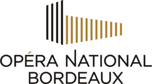 Logo de opéra national, client de longue date de taxi van bordeaux, choisissant nos services de taxi pour leur fiabilité et leur professionnalisme à Bordeaux.